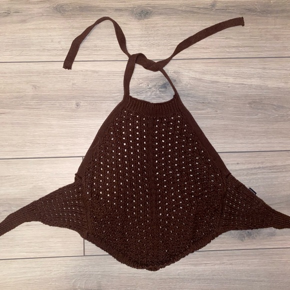 Knit open back top - Picture 1 of 2